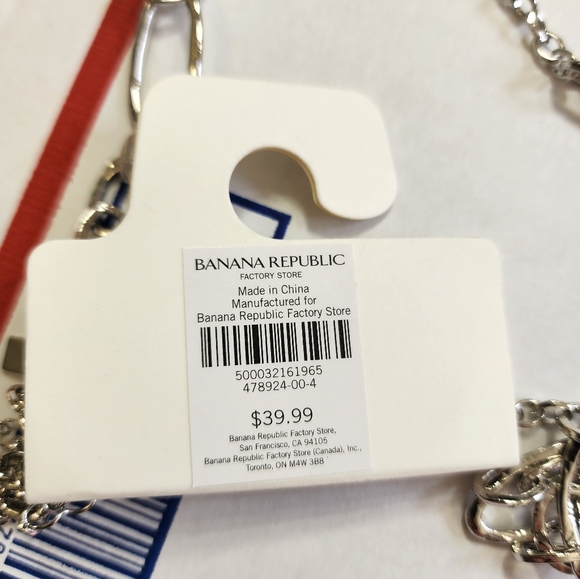 Banana Republic Silver Open Link Necklace - Picture 3 of 4